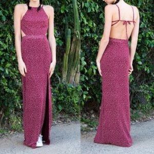 The Sienna polkadot maxi dress by Night walker